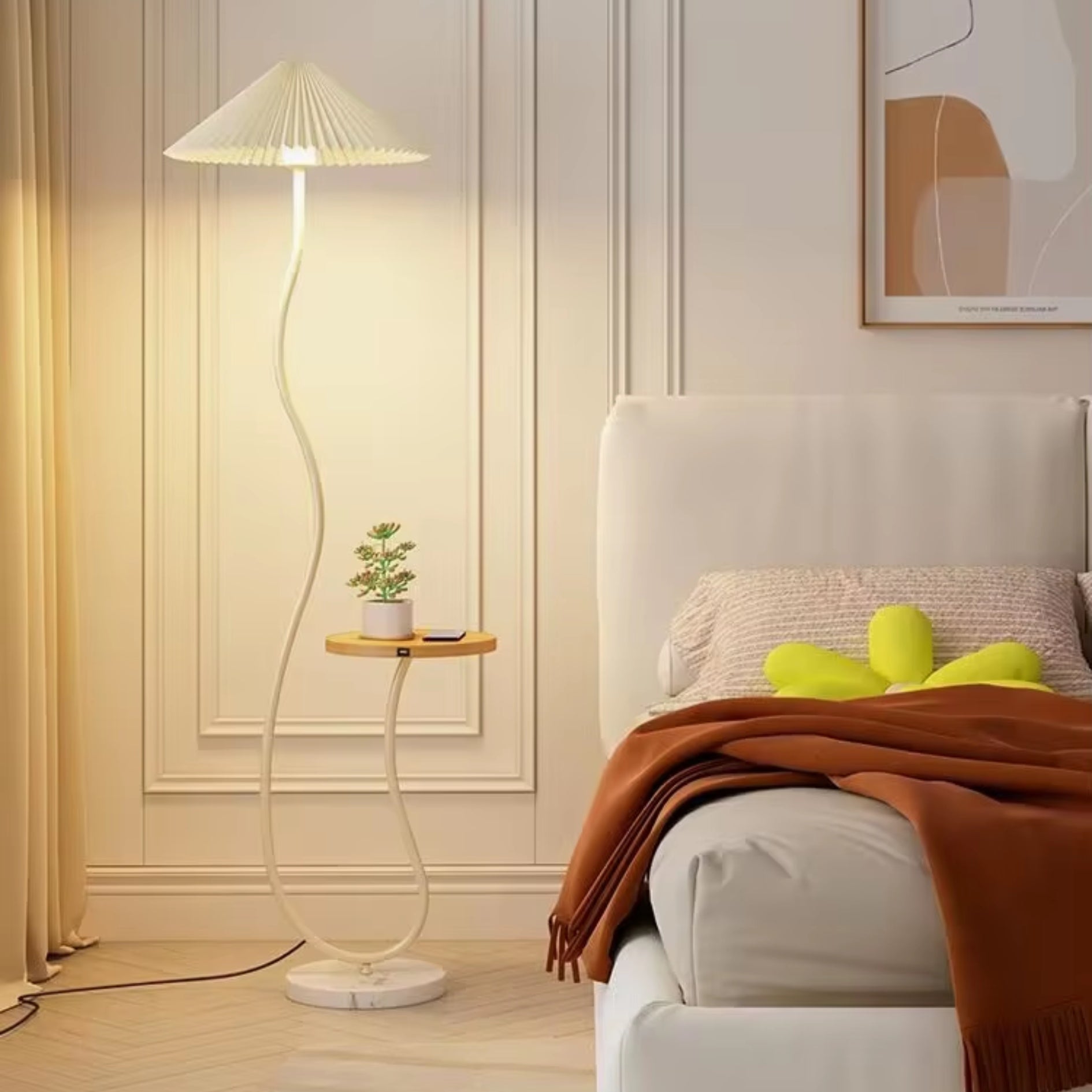 Bedroom floor lamp